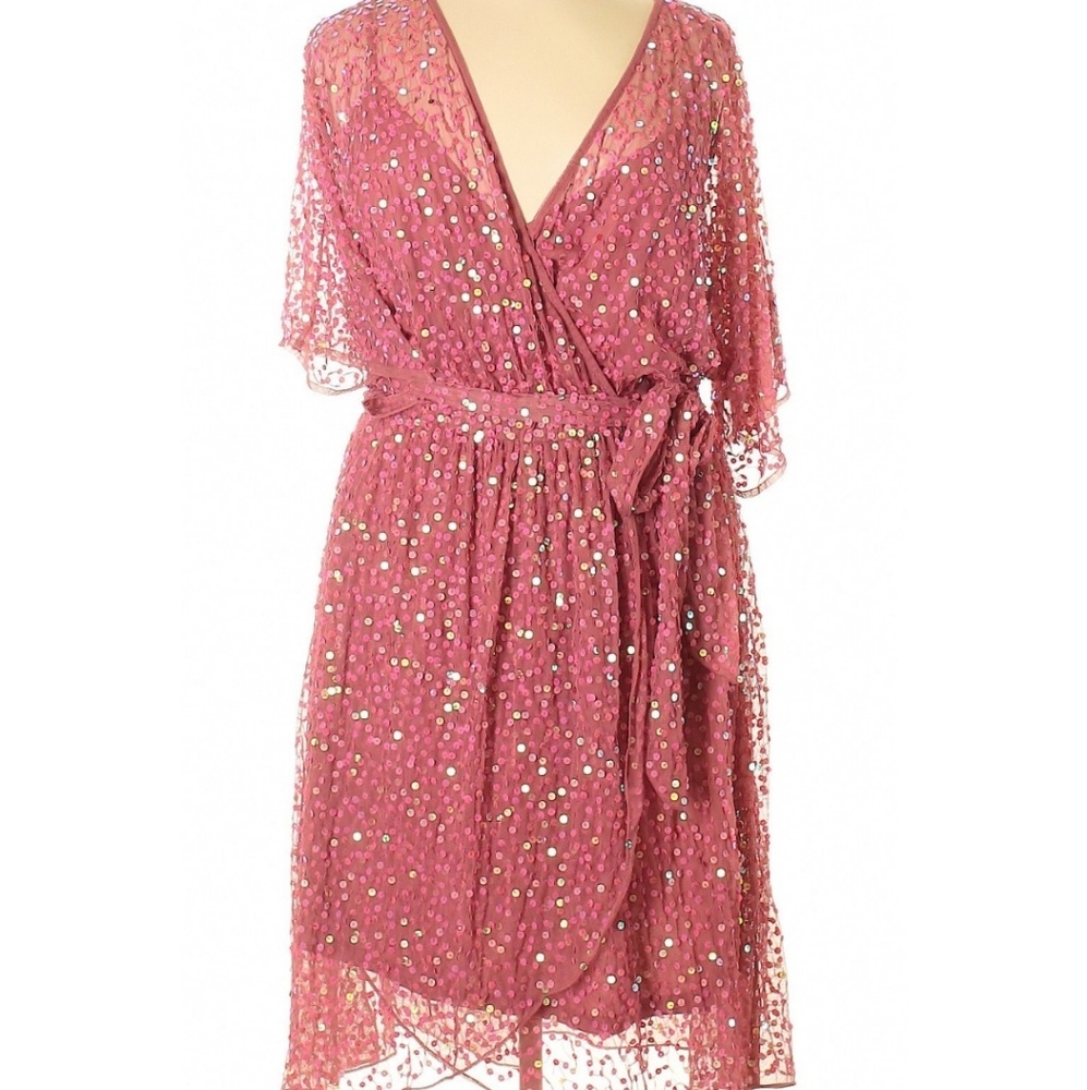 Asos mauve cocktail dress